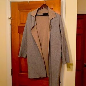 Zara knit long cardigan
